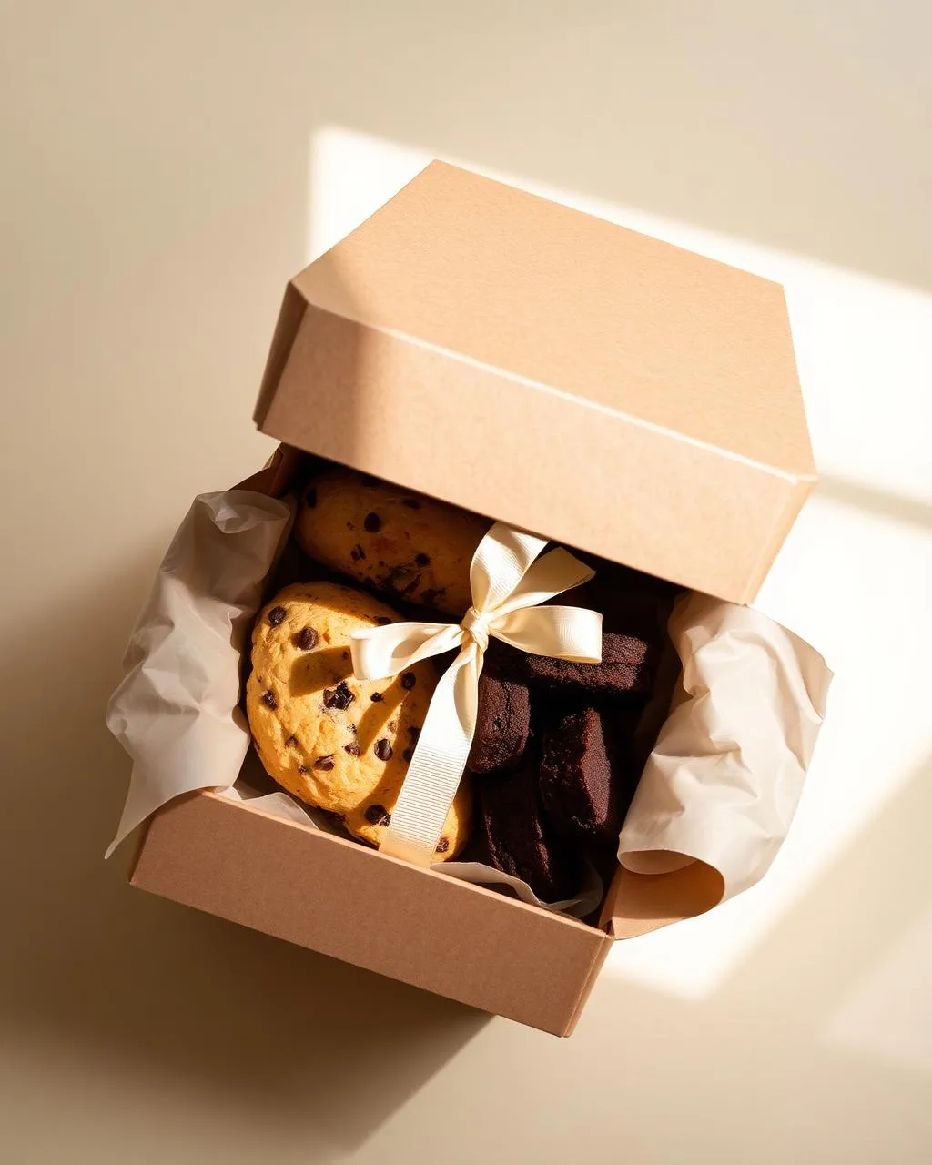 Boxes of scones and focaccia packed for a wholesale run